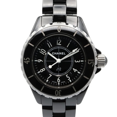 シャネル CHANEL J12 腕時計 時計 セラミック レディース ブラック系 H0682 【中古】