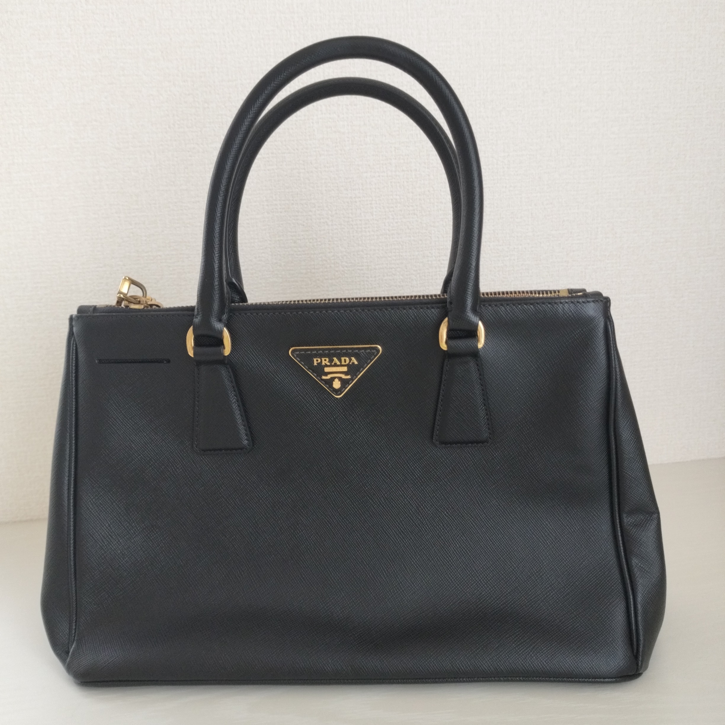 PRADA Galleria Saffiano Leather Large Bag "Black"