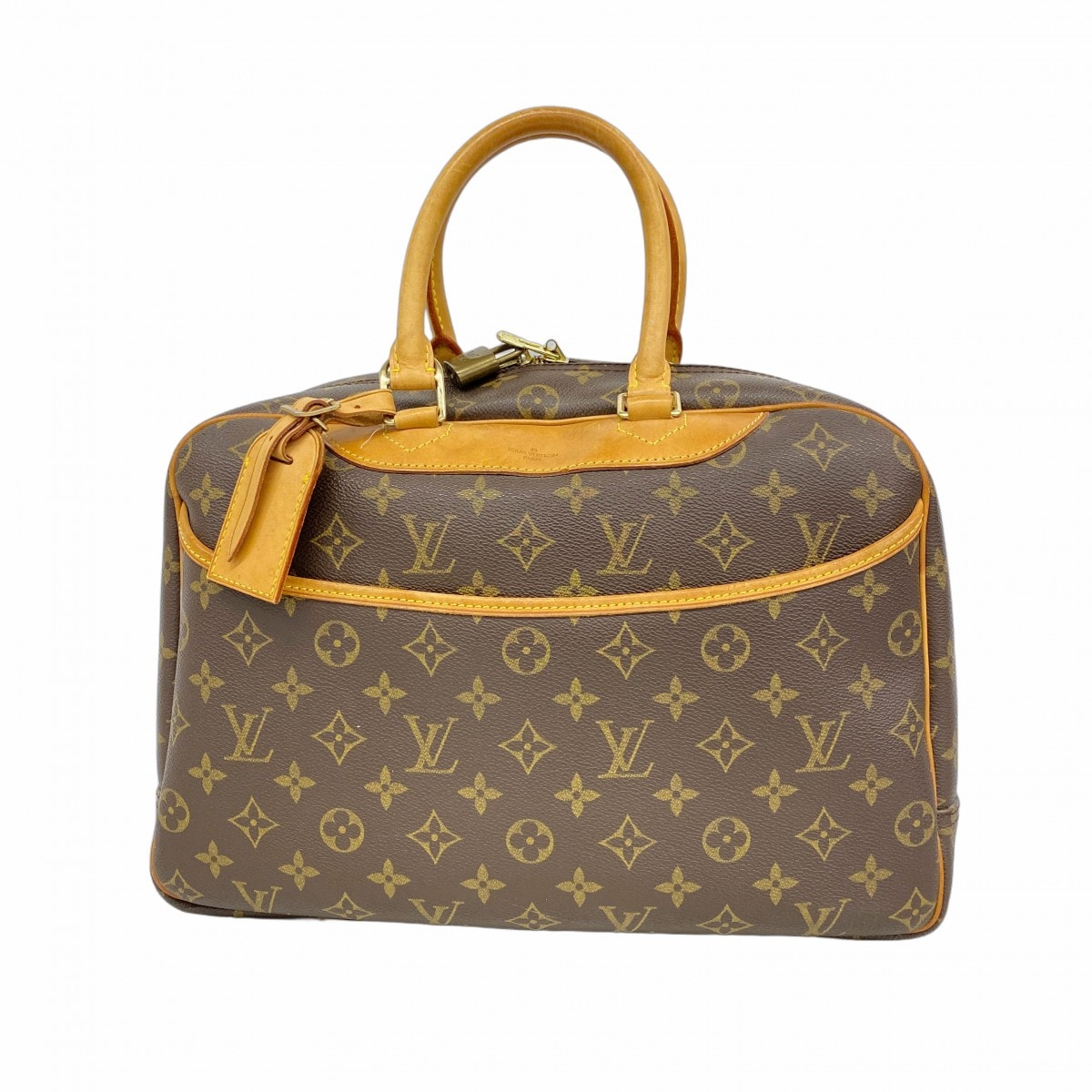 【6ce6182】ルイヴィトン ハンドバッグ モノグラム ドーヴィル M47270 ブラウン【中古】レディース