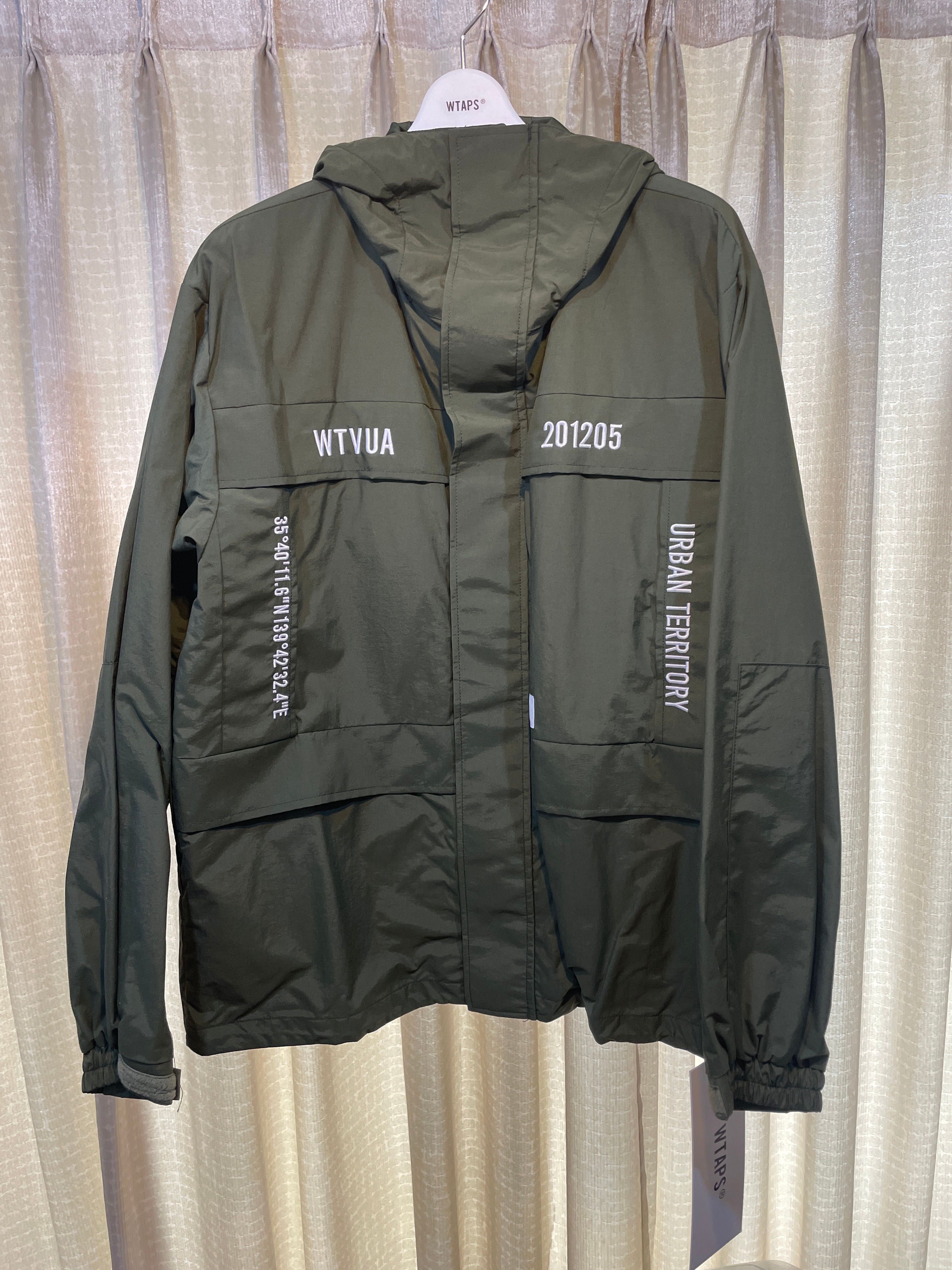 Sherpa Jacket Nylon Taffeta "Olive"