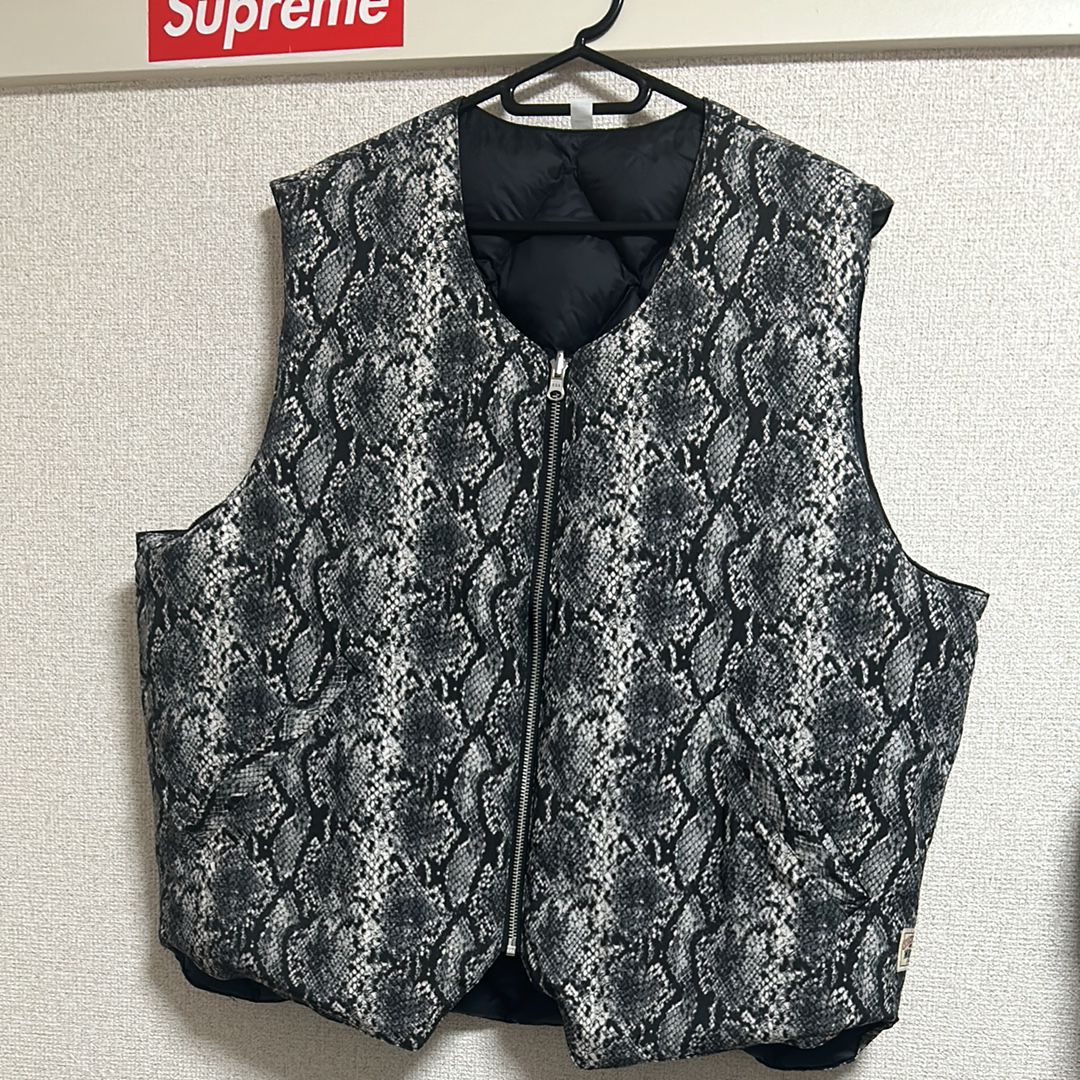 Stussy Python Reversible Vest "Bone"
