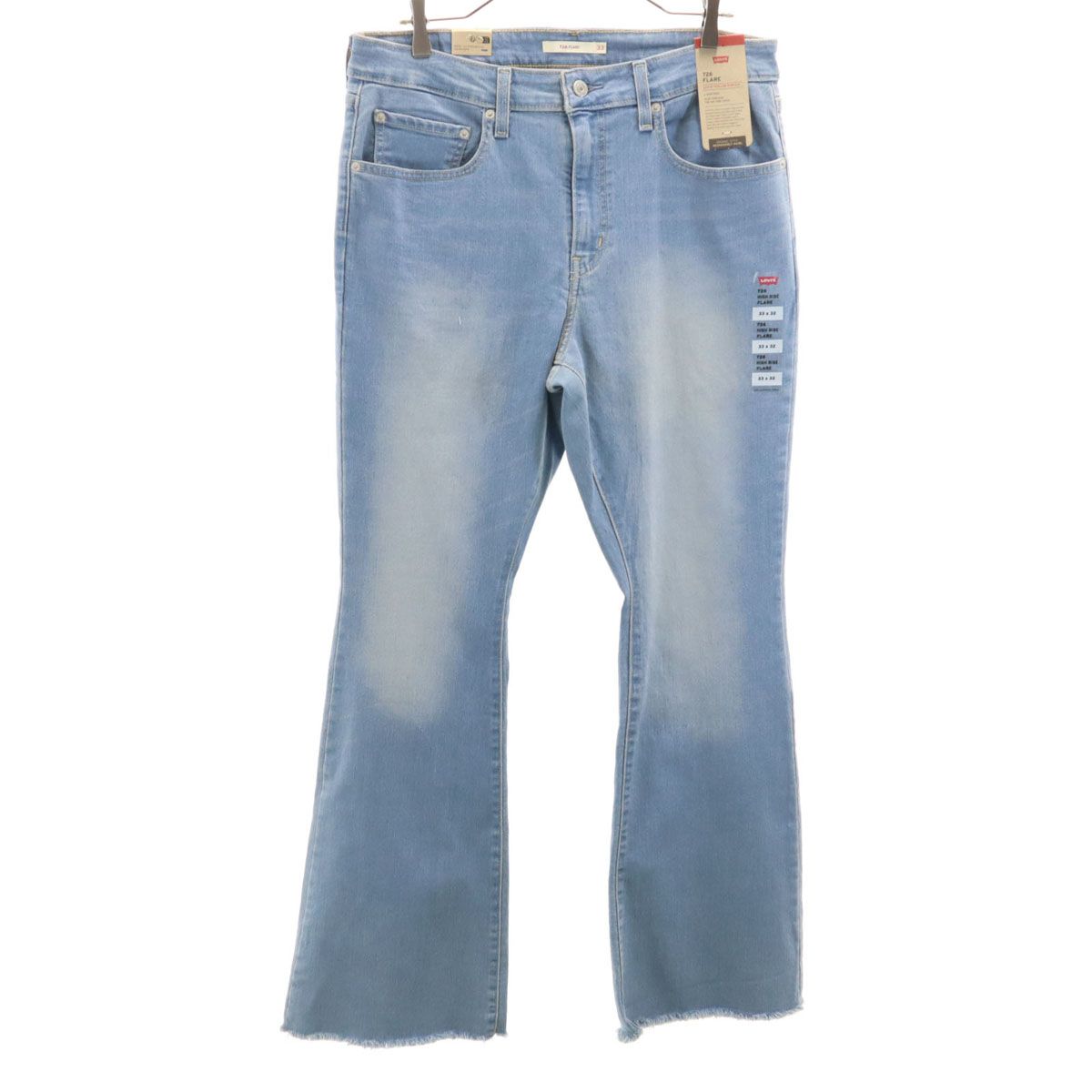 未使用 Levi's カットオフ加工 フレアデニムパンツ