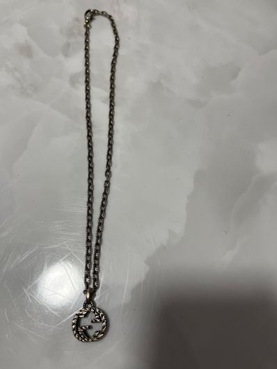GUCCI Interlocking G Pendant Necklace