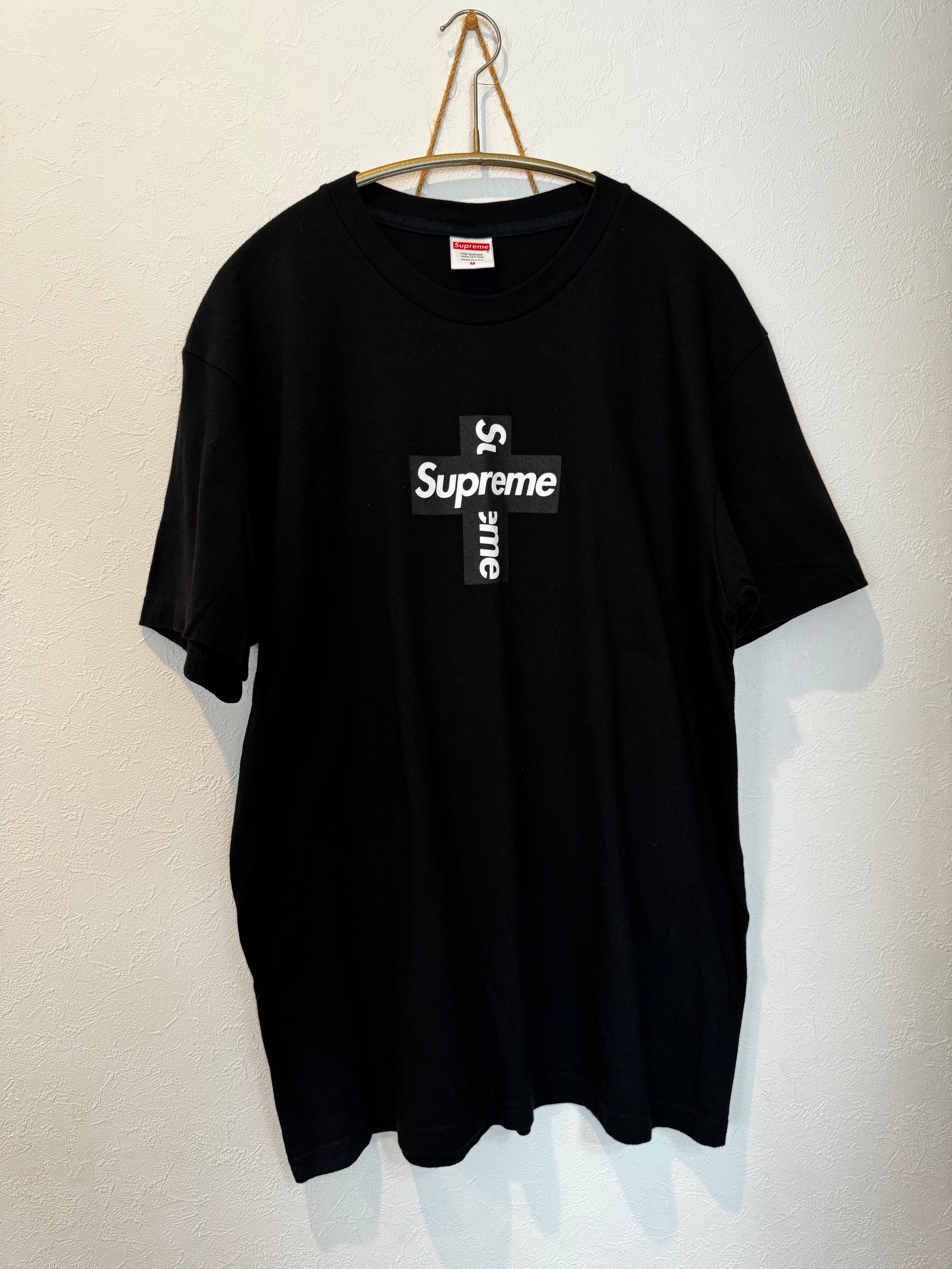 Supreme Cross Box Logo Tee "Black"