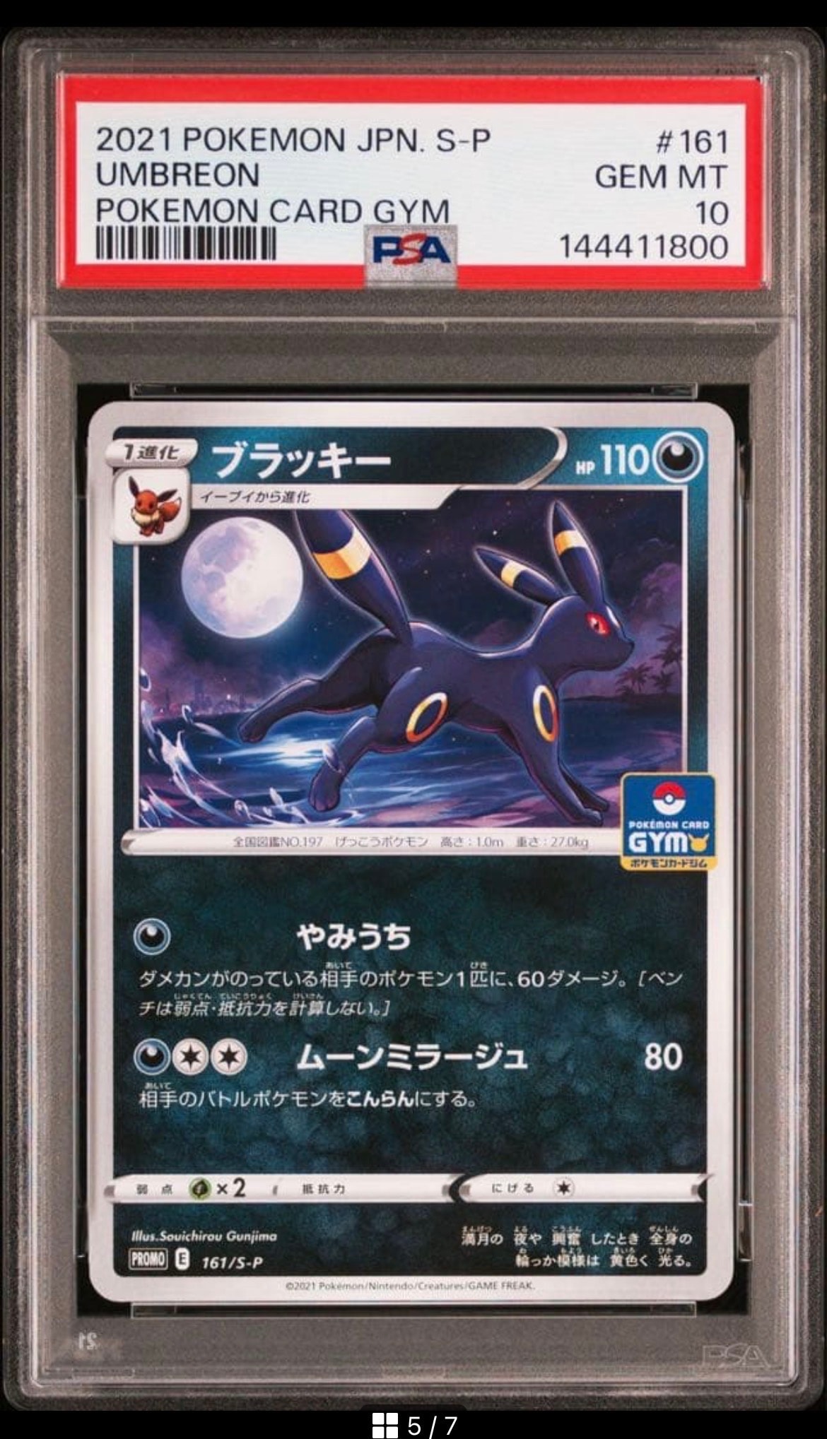 ブラッキー: プロモ P [S-P 161](ポケモンカードゲーム ソード&シールド 「プロモカードパック 第5弾」)