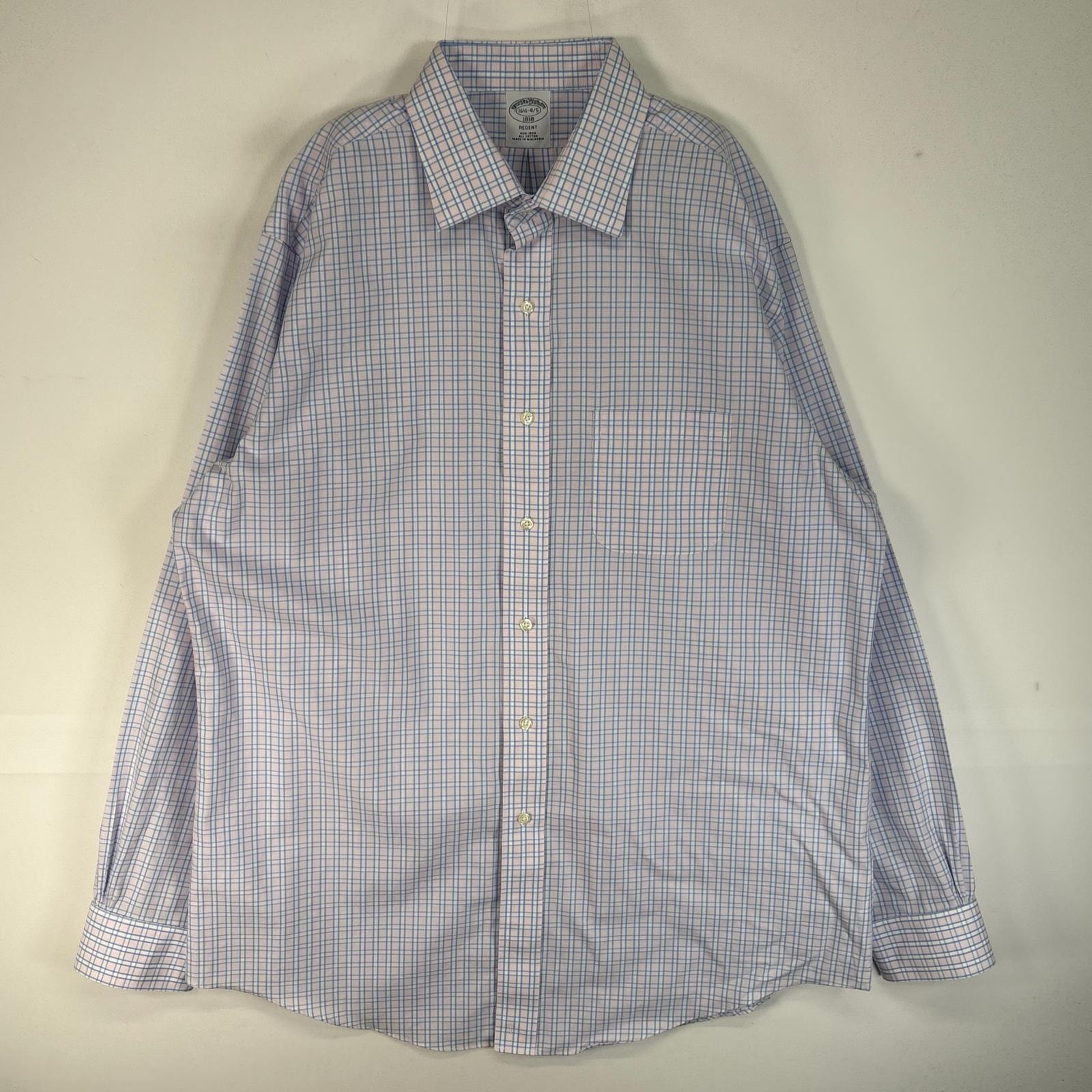 古着 ブルックスブラザーズ Brooks Brothers 長袖シャツ 1818 REGENT カラーステイ L  ピンク系 マルチカラー メンズ