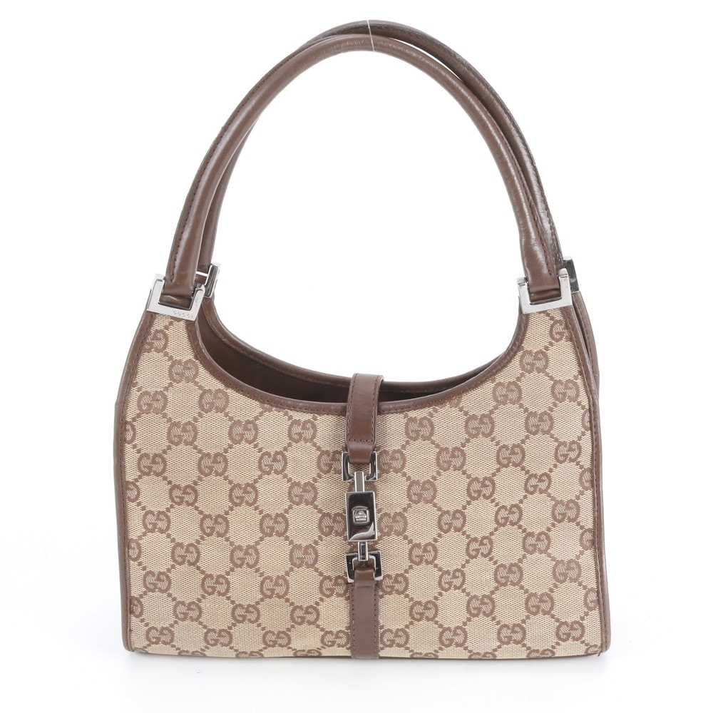 ■美品 グッチ GGキャンバスジャッキー 002 1068 ハンドバッグ