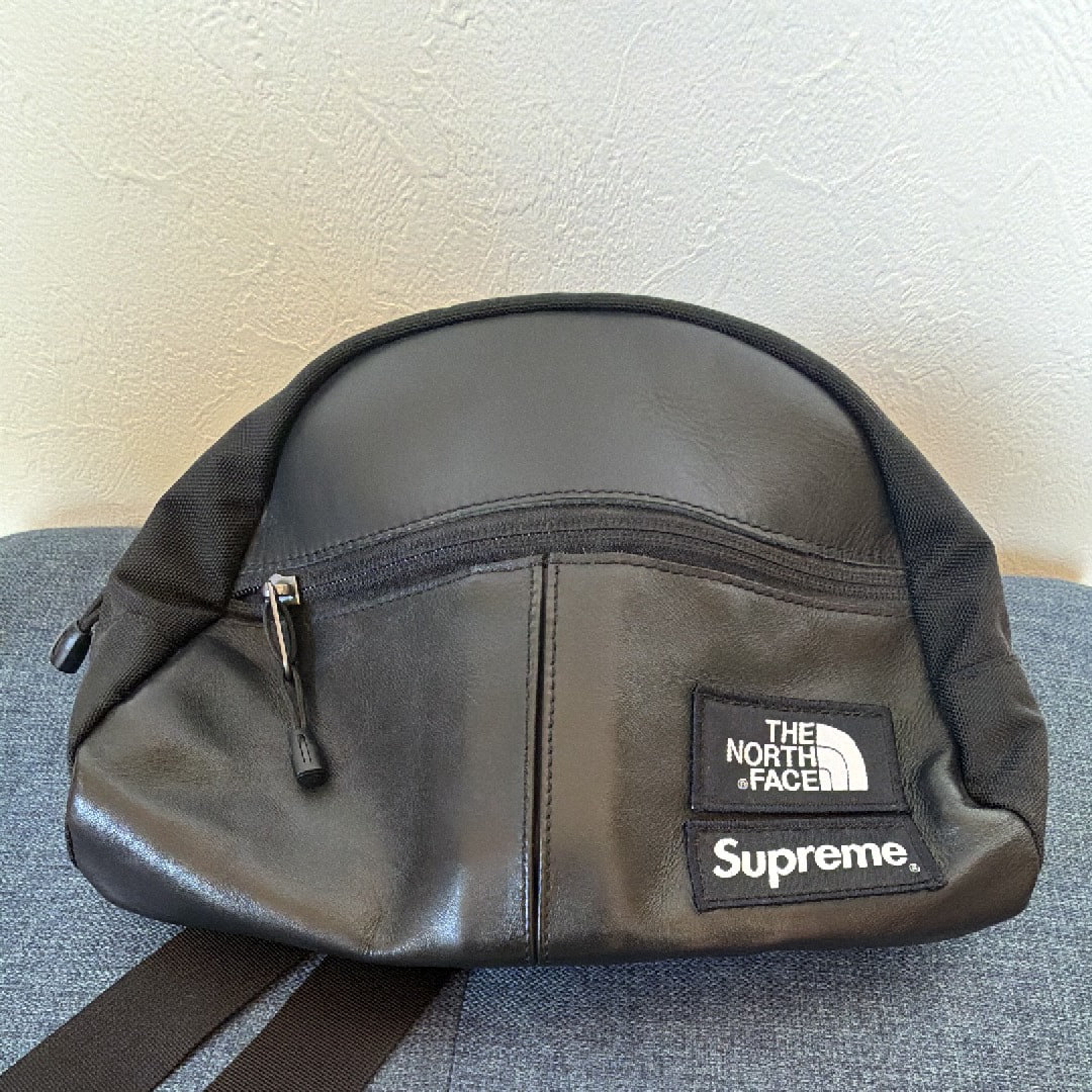 Supreme The North Face Leather Roo II Lumbar Pack "Black"