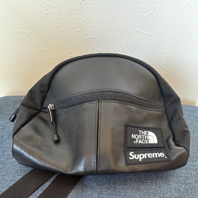 Supreme The North Face Leather Roo II Lumbar Pack "Black"