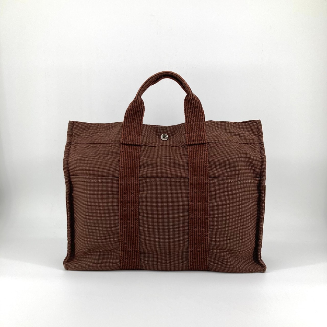 HERMES(エルメス) エールライン トートMM トートバッグ ブラウン