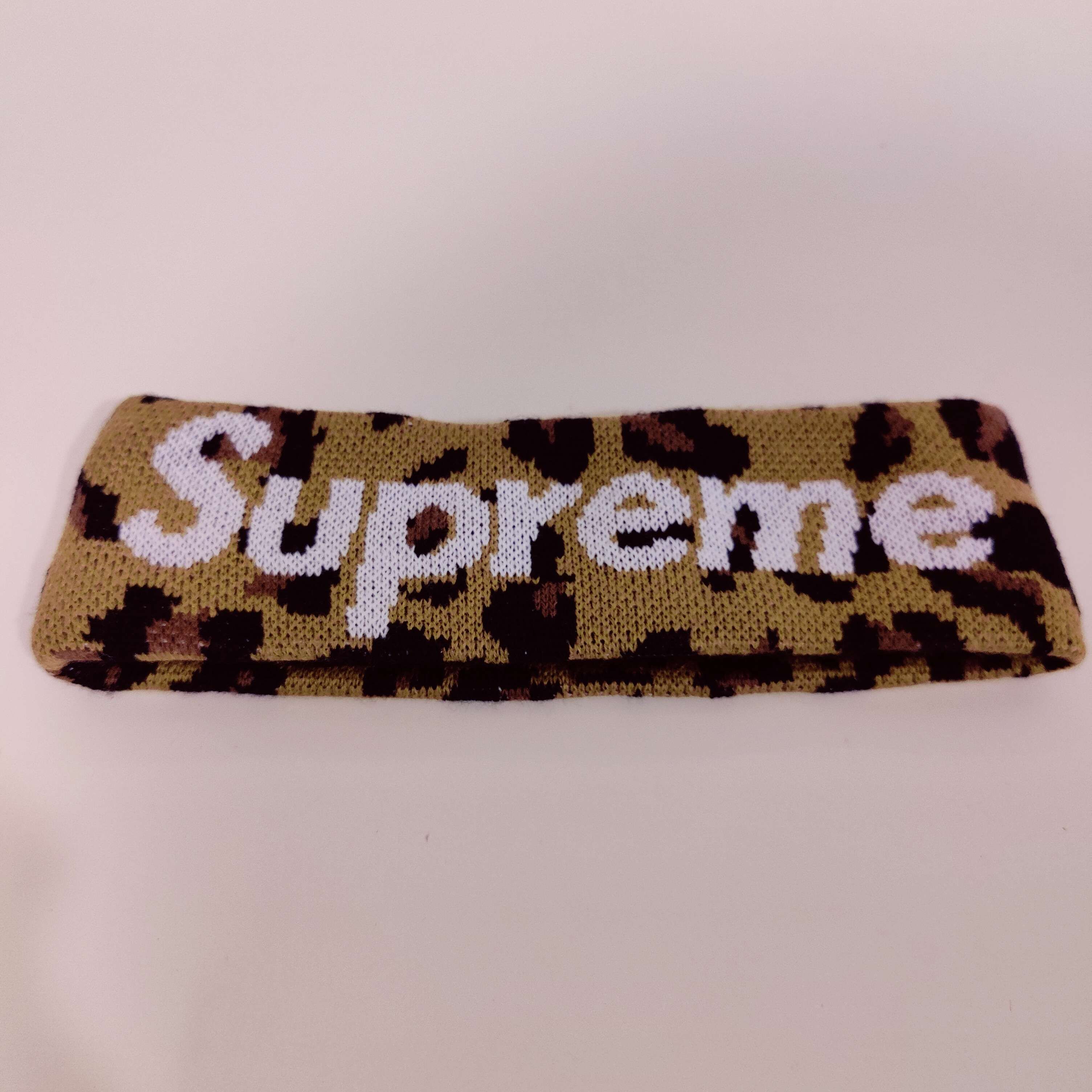 Supreme / New Era® Big Logo Headband "Leopard"