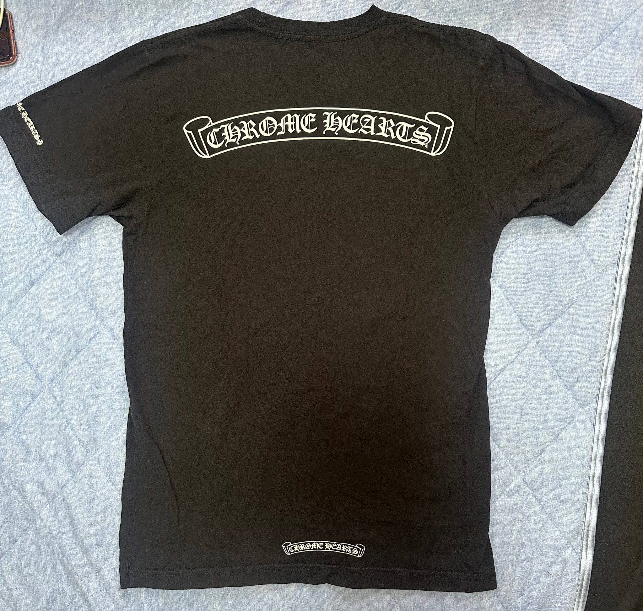 Chrome Hearts Scroll Label Print T-Shirt "Black"