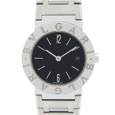 ブルガリ BVLGARI ブルガリ ブルガリ 腕時計 時計 ステンレススチール レディース ブラック系 BB26SSD 【中古】