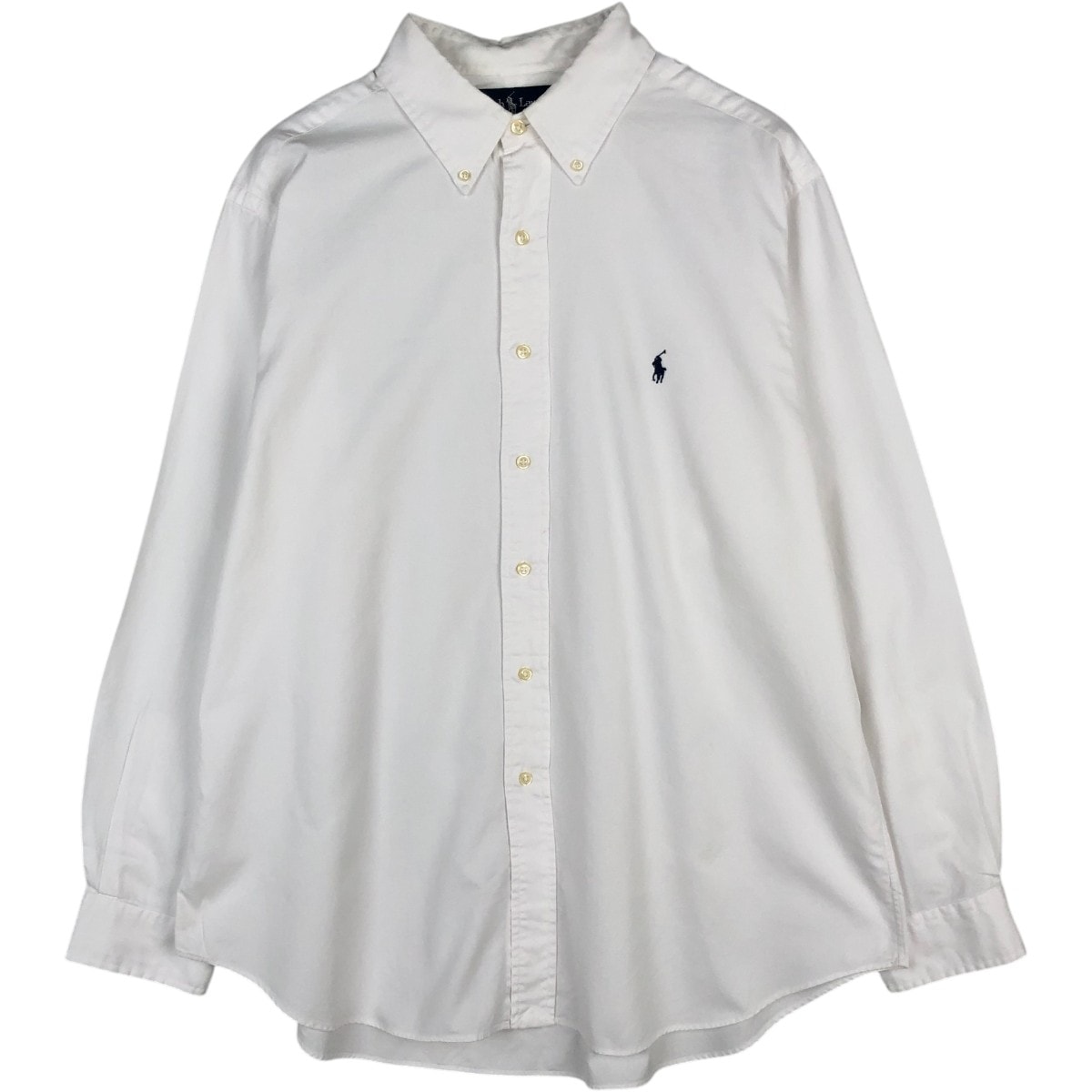 古着 ラルフローレン Ralph Lauren CLASSIC FIT クラシックフィット 長袖 ボタンダウンシャツ メンズXL相当/eaa678419