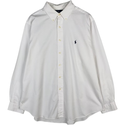 古着 ラルフローレン Ralph Lauren CLASSIC FIT クラシックフィット 長袖 ボタンダウンシャツ メンズXL相当/eaa678419