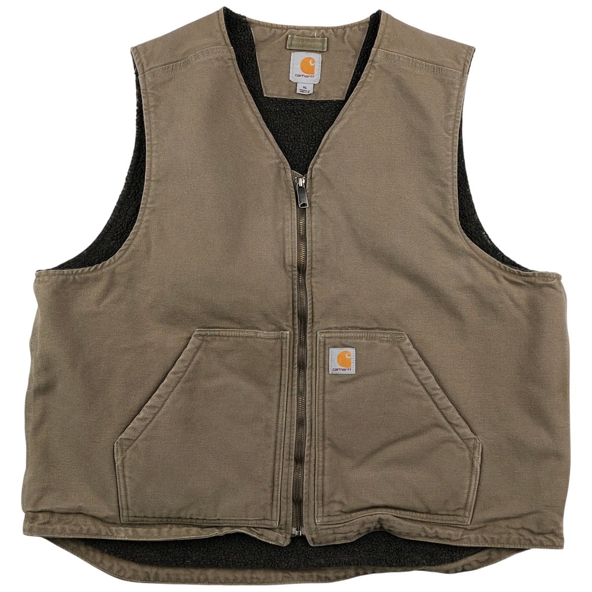 古着 カーハート Carhartt ダックベスト メンズXL相当/eaa458769