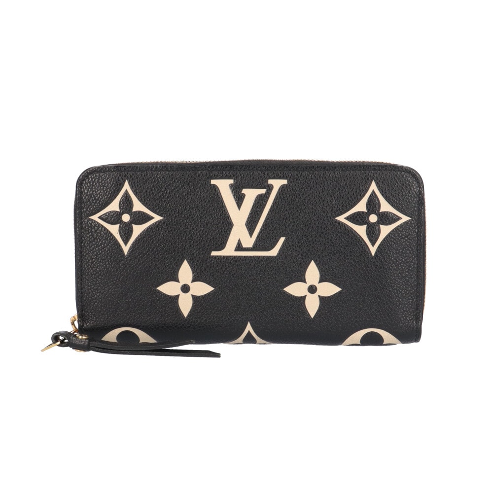 ルイヴィトン ジッピーウォレット バイカラーモノグラムアンプラント 長財布 M80481 レディース LOUIS VUITTON  中古