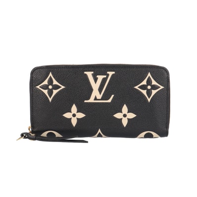ルイヴィトン ジッピーウォレット バイカラーモノグラムアンプラント 長財布 M80481 レディース LOUIS VUITTON 中古