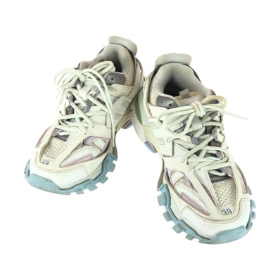 BALENCIAGA バレンシアガ Track サイズ26 ホワイト マルチカラー ナイロン ラバー/ スニーカー 603613 【中古】