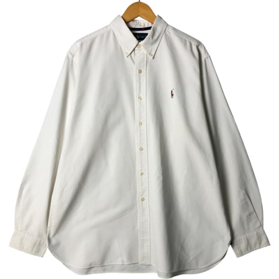 古着 ラルフローレン Ralph Lauren CLASSIC FIT 長袖 ボタンダウンシャツ メンズXL相当/eaa585483