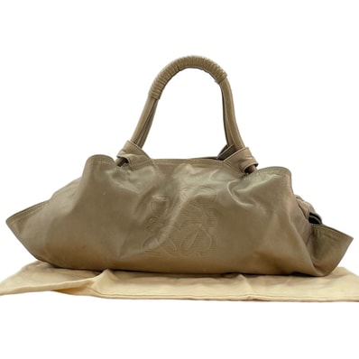 ロエベ LOEWE レザー アナグラム ショルダーバッグ【中古】