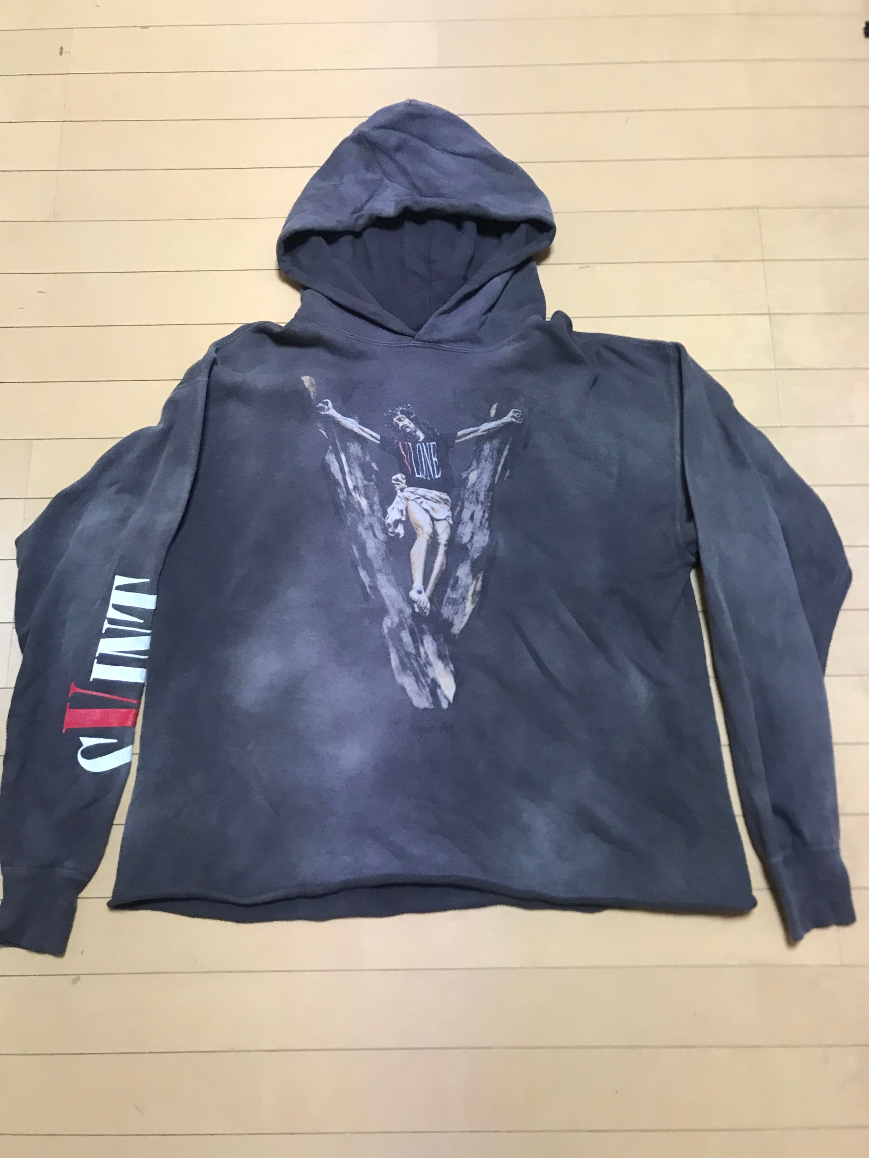 SAINT Mxxxxxx 22SS VLONE HOODIE "Black"