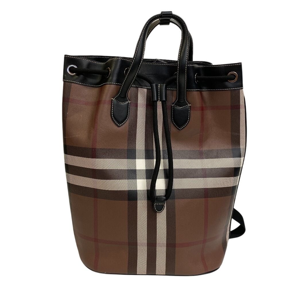 バーバリー BURBERRY リュック・デイパック ノバチェック 巾着 バックパック 2way トートバッグ ブラウン