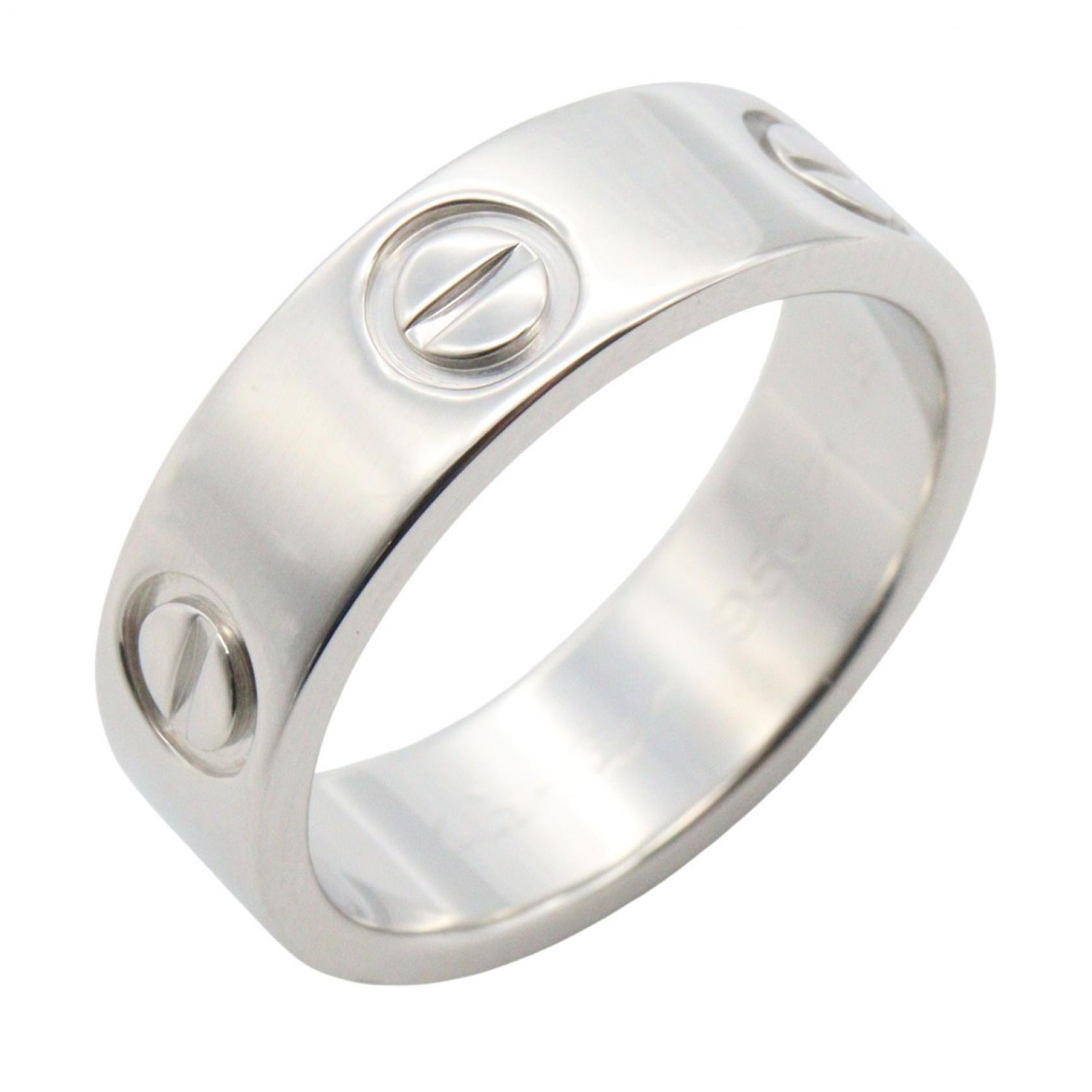 カルティエ CARTIER ラブリング リング・指輪 ジュエリー Pt950プラチナ メンズ レディース シルバー系 【中古】
