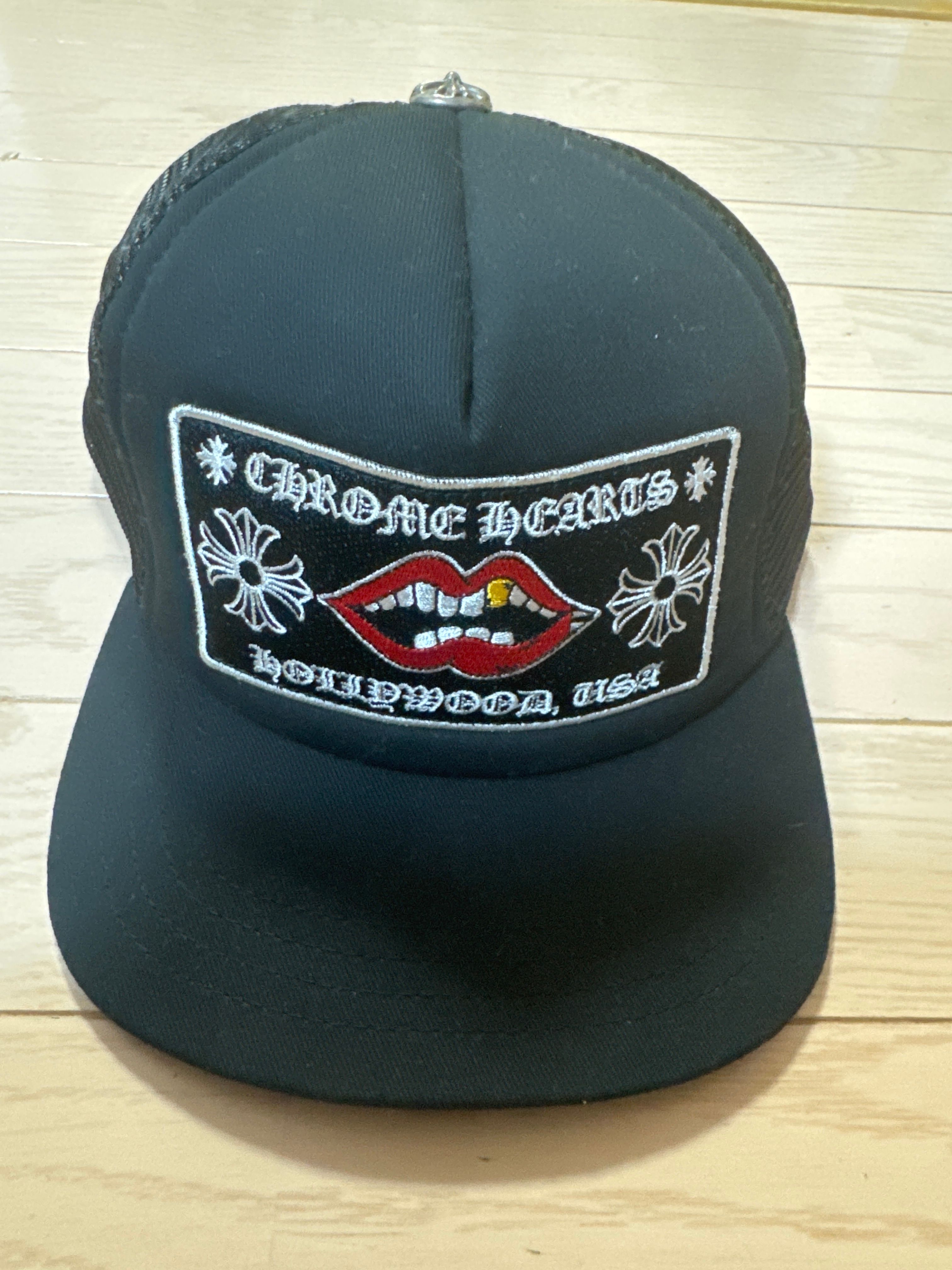 Chrome Hearts Tracker Cap Chomper "Black"