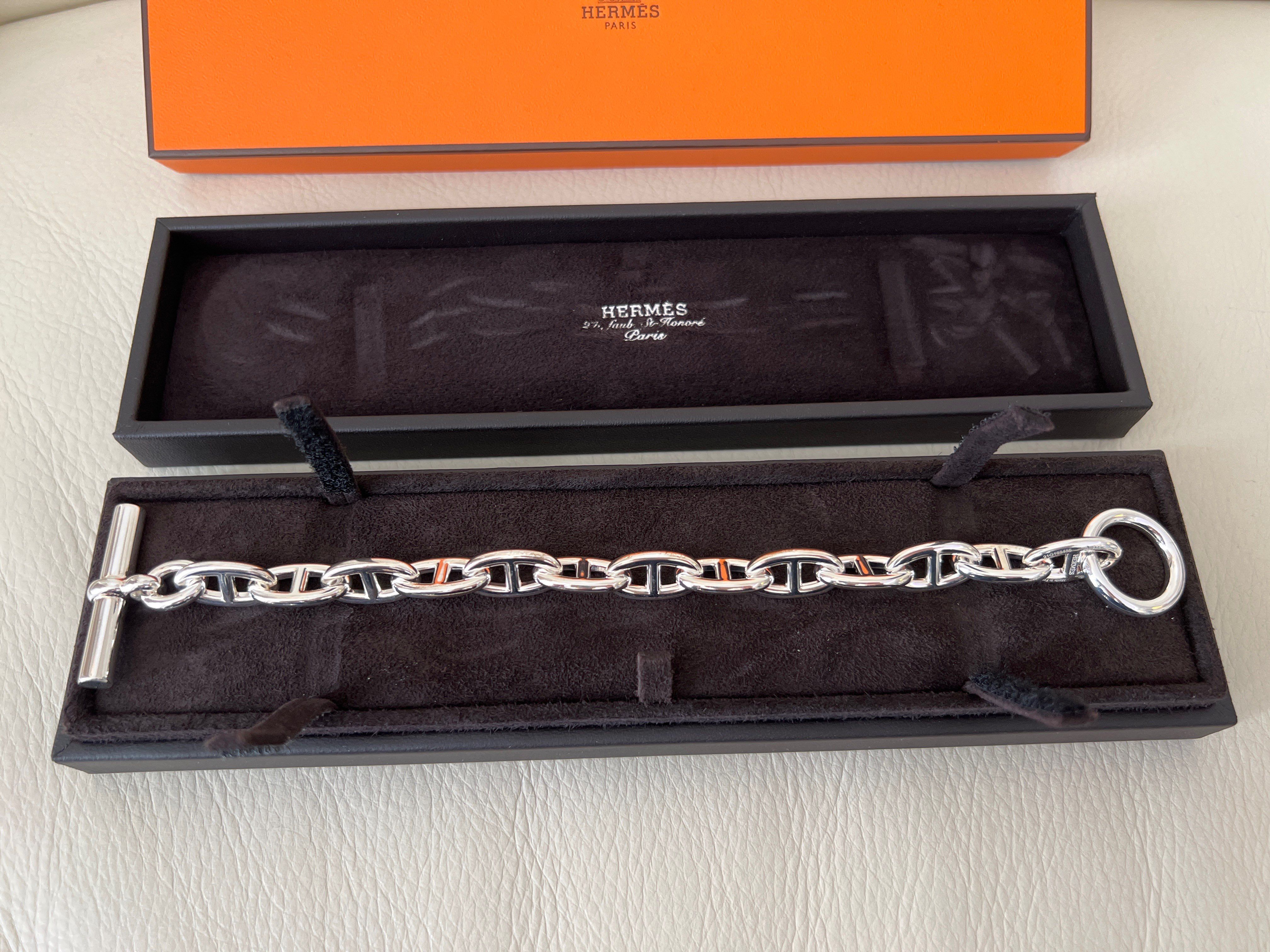 Hermes Chaine D'ancre GM Bracelet "Silver"
