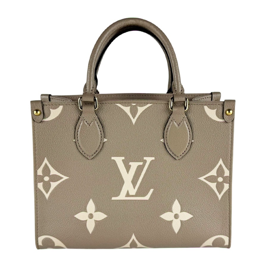 ルイ ヴィトン LOUIS VUITTON ハンドバッグ モノグラム アンプラント オンザゴーPM モノグラムアンプラント トゥルトレール/クレーム レディース M45779【中古】 z10633