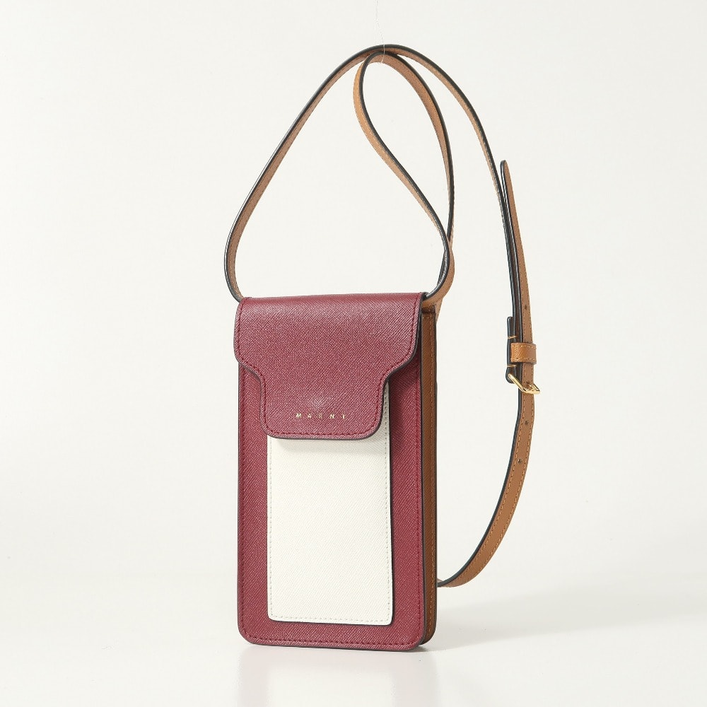 ■美品■MARNI マルニ ショルダー スマホホルダー フォンホルダー レザー ブランド古着【中古】20260113/RA7151