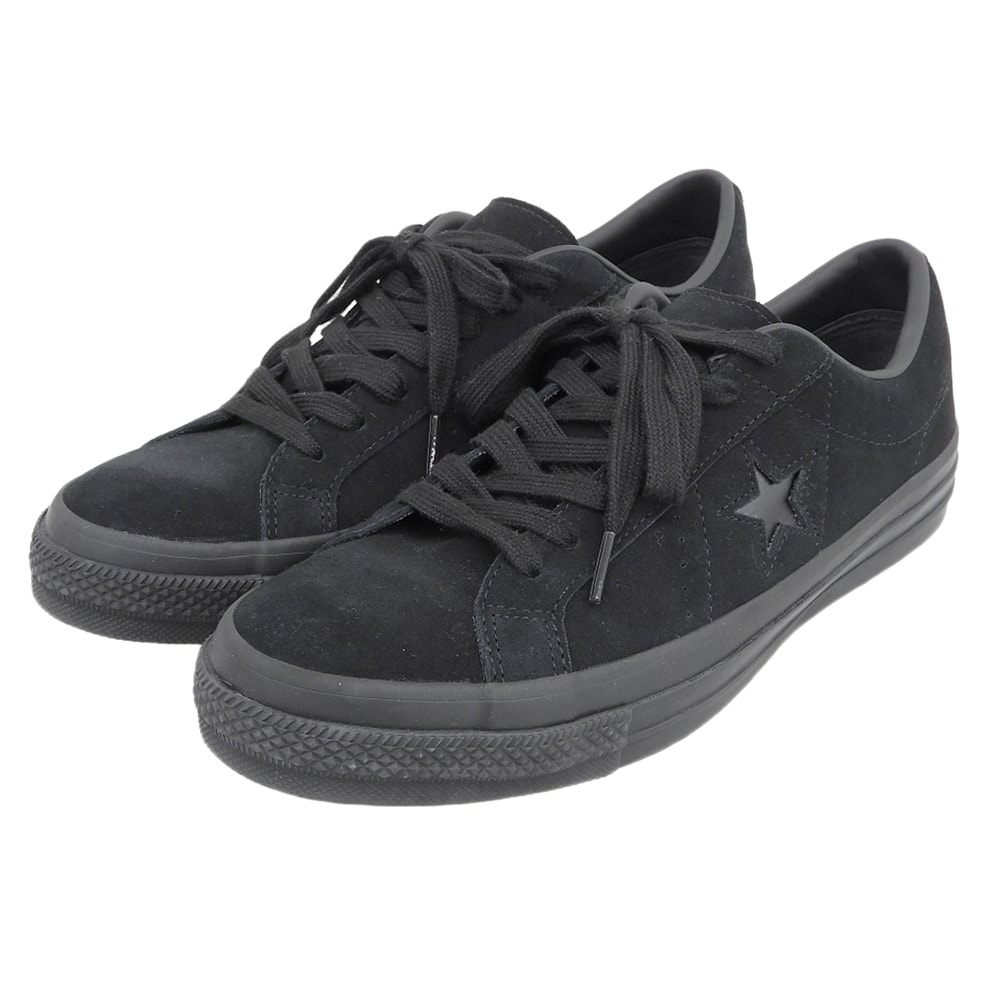 コンバース 美品 ONE STAR SUEDE ワンスター スエード スニーカー シューズ メンズ ブラック27.5cm 33702081 25SS 9(US)