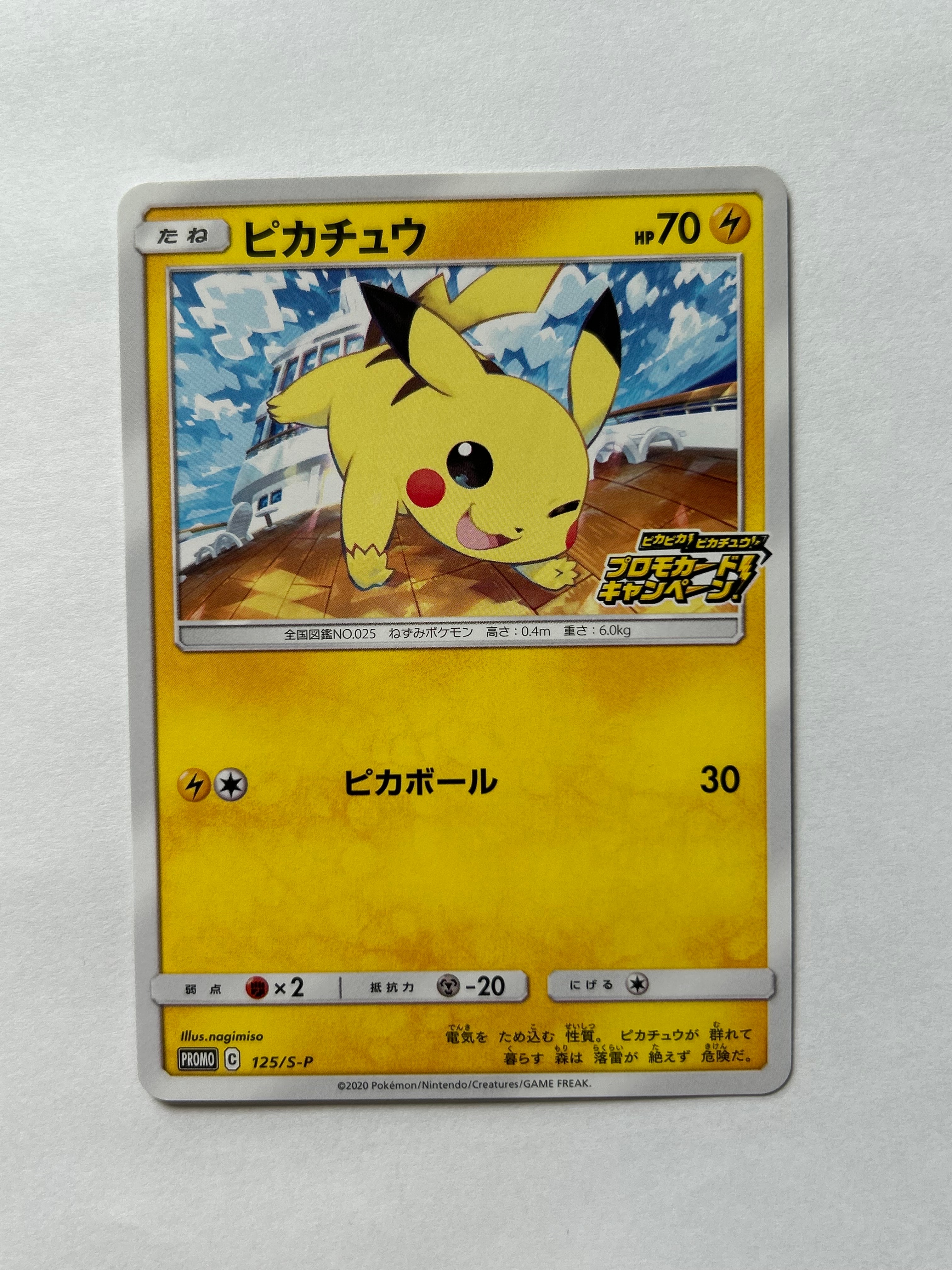 PSA10】ピカチュウ: プロモ P [S-P 125](ピカピカ！ピカチュウ！プロモ