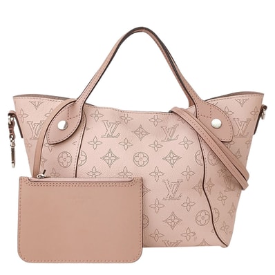 LOUIS VUITTON ルイ・ヴィトン ヒナPM 2way ハンドバッグ トートバッグ ショルダーバッグ M54353 モノグラムマヒナ ピンク レディース【中古】