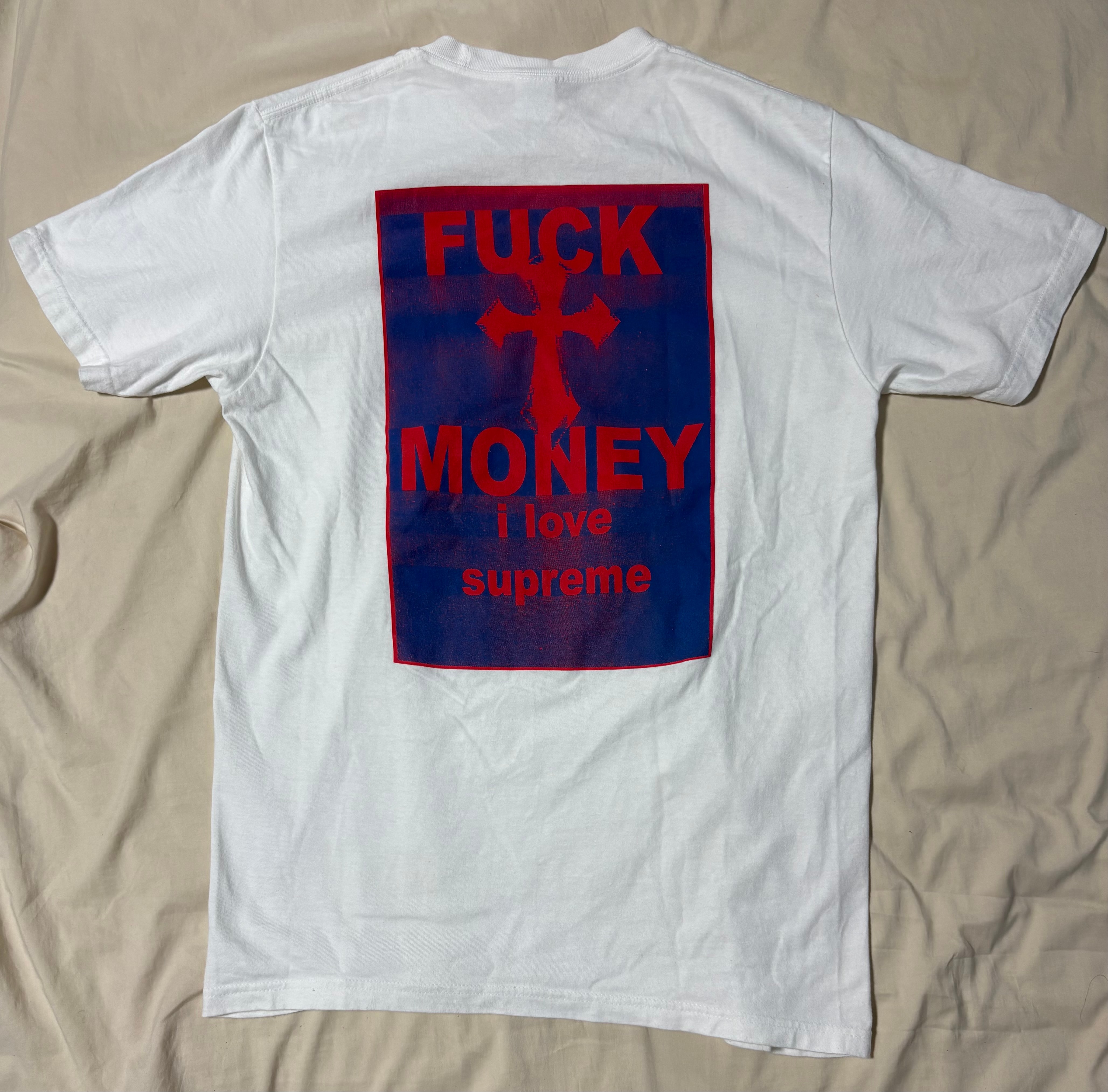 Supreme Fuck Money Tee "White"