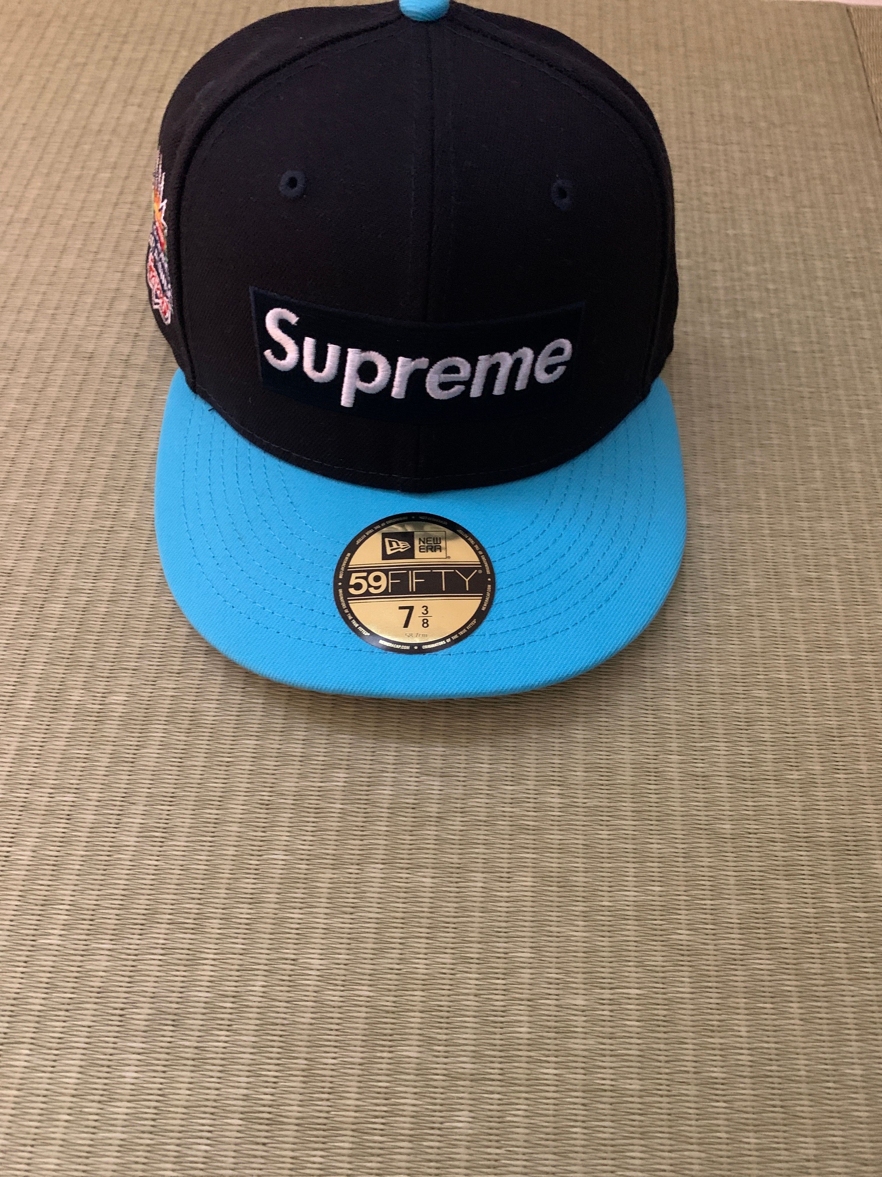 Supreme 2-Tone Box Logo New Era "Blue"