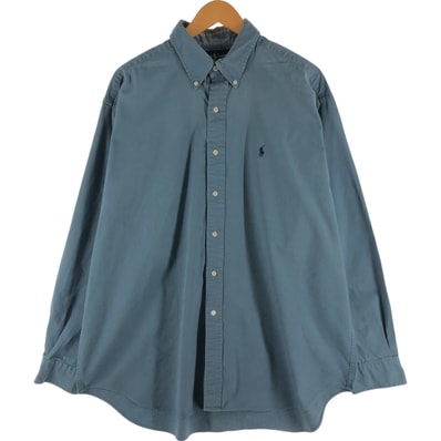 古着 ラルフローレン Ralph Lauren BLAIRE 長袖 ボタンダウンシャツ メンズXL相当/eaa522180