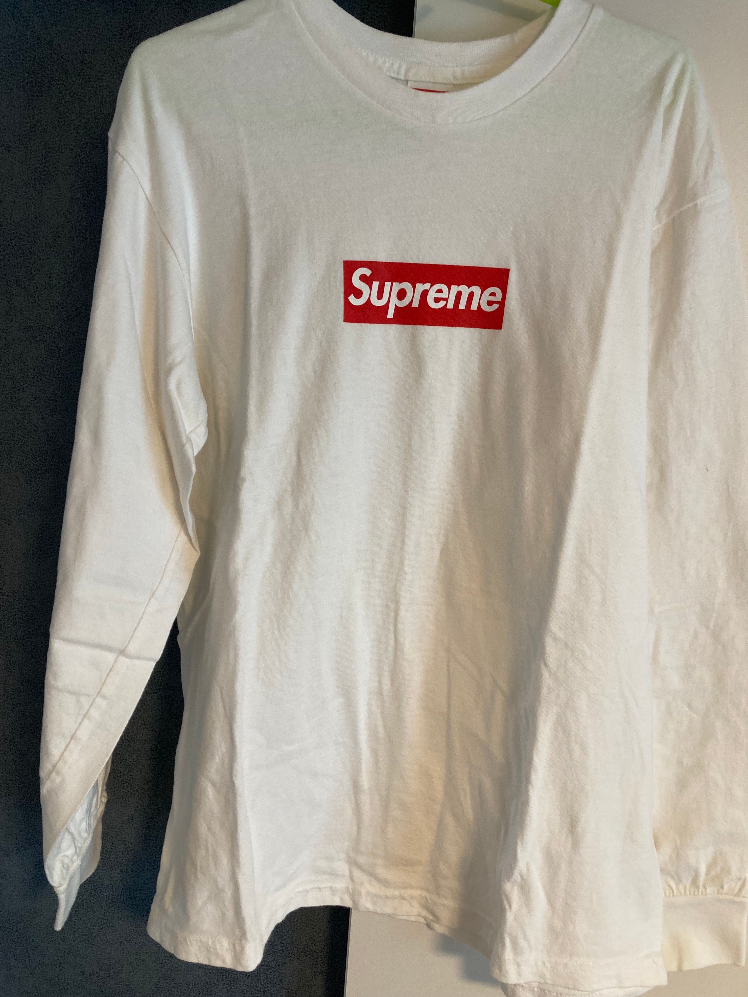 Supreme Box Logo L/S Tee "White"