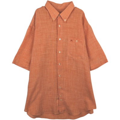 古着 バーバリー Burberry's BURBERRY LONDON 半袖 ボタンダウンシャツ メンズXL相当/eaa639537