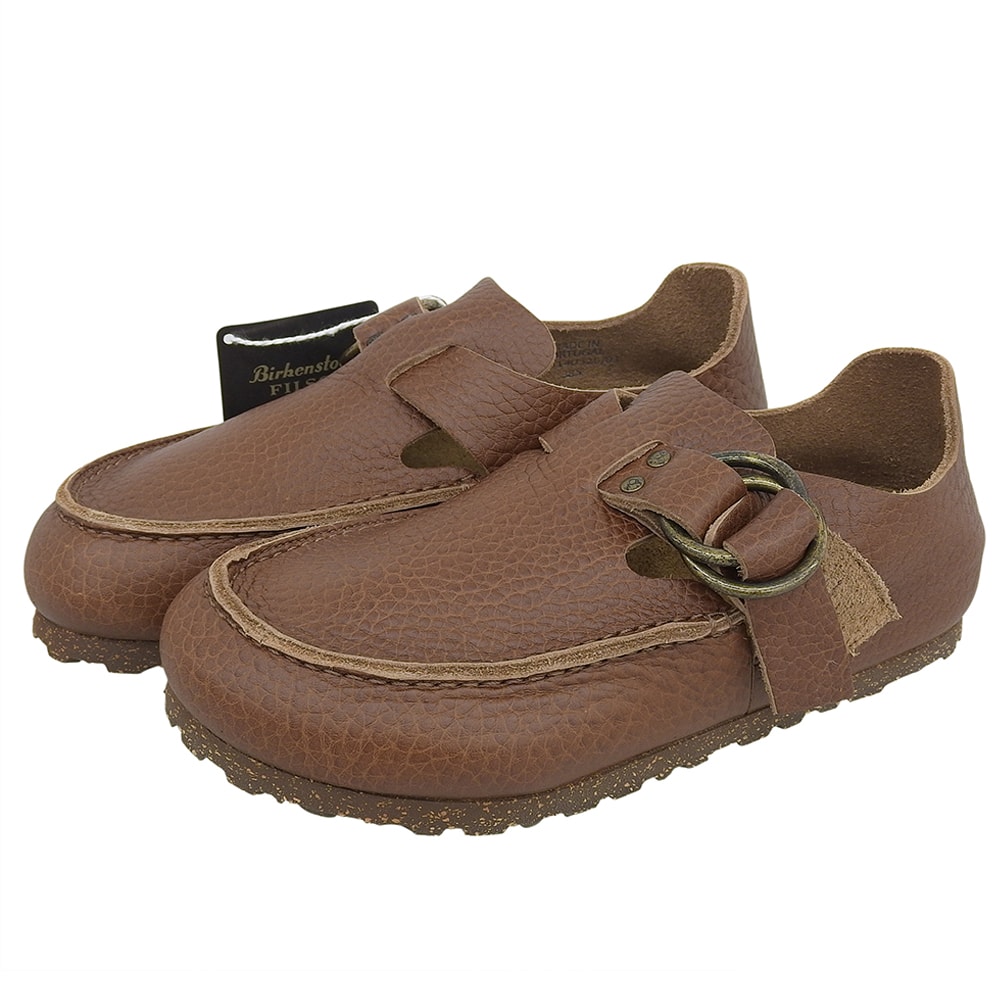 ビルケンシュトック 新品同様 レザー LONDON MOCCASIN ロンドン モカシン レディース ブラウン 38 38