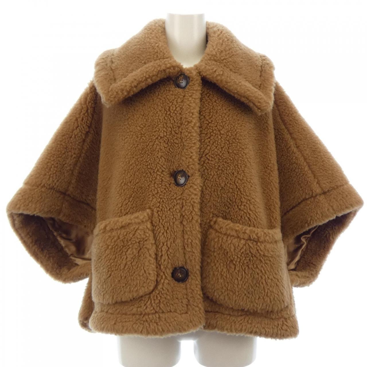 マックスマーラ Max Mara TEBE 473607 テディベア ケープ