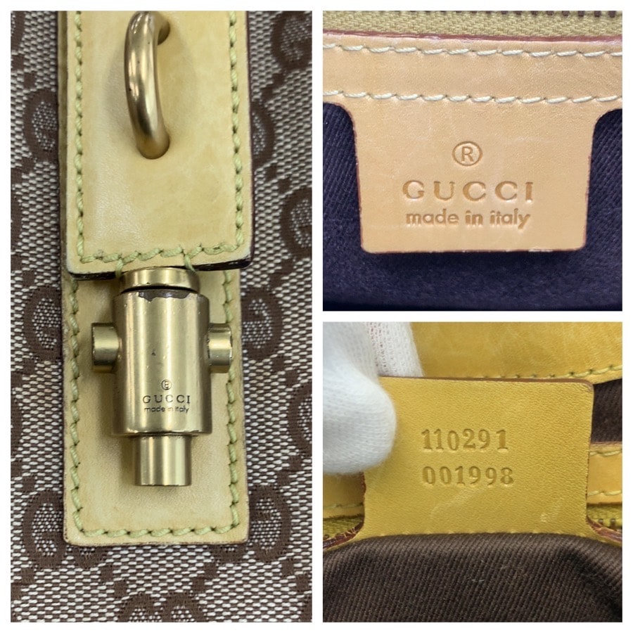 B (目立った傷や汚れなし)】GUCCI グッチ ジャッキー ベージュ