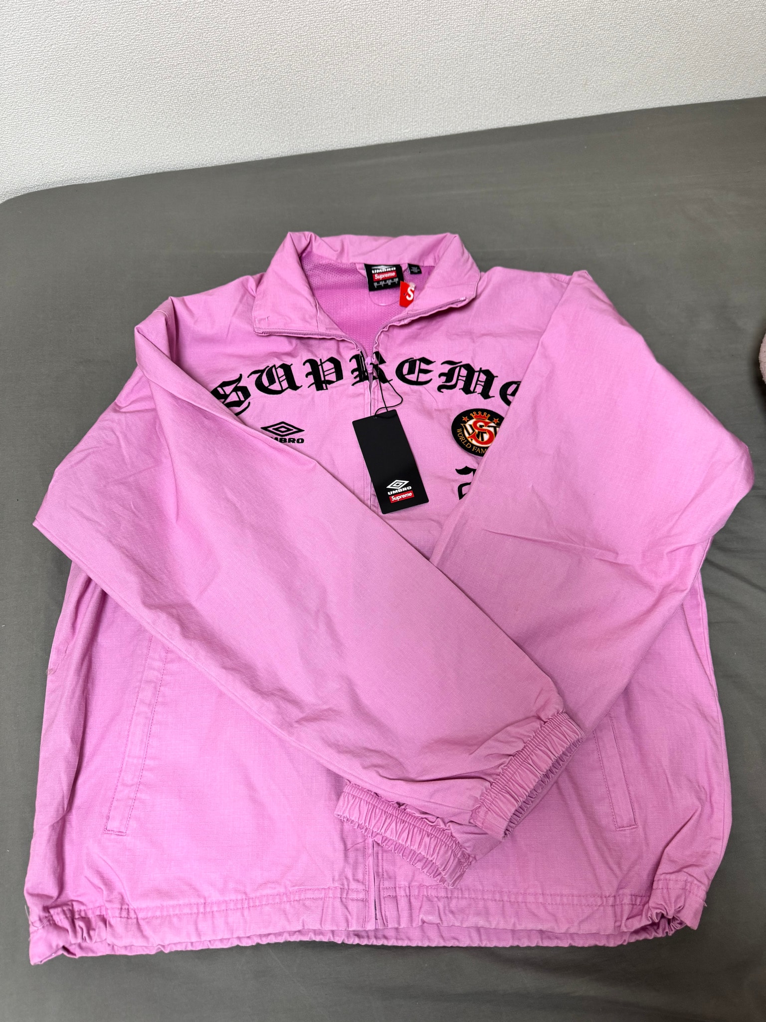 Supreme x Umbro Cotton Ripstop Track Jacket "Pink"