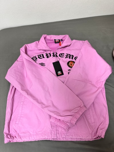 Supreme x Umbro Cotton Ripstop Track Jacket "Pink"