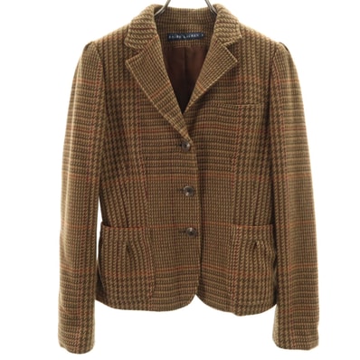 RALPH LAUREN ラルフローレン 日本製 ウールブレンド ジャケット 9 ブラウン系 インパクト21