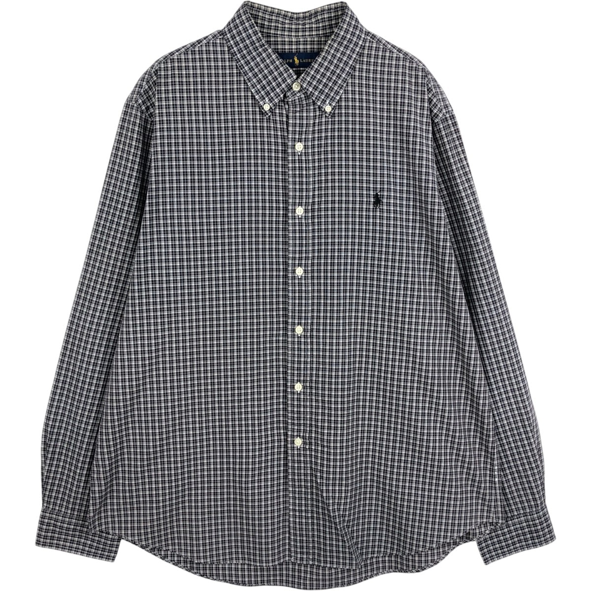 古着 ラルフローレン Ralph Lauren RALPH LAUREN 長袖 ボタンダウンチェックシャツ メンズXL相当/eaa495522