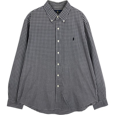 古着 ラルフローレン Ralph Lauren RALPH LAUREN 長袖 ボタンダウンチェックシャツ メンズXL相当/eaa495522