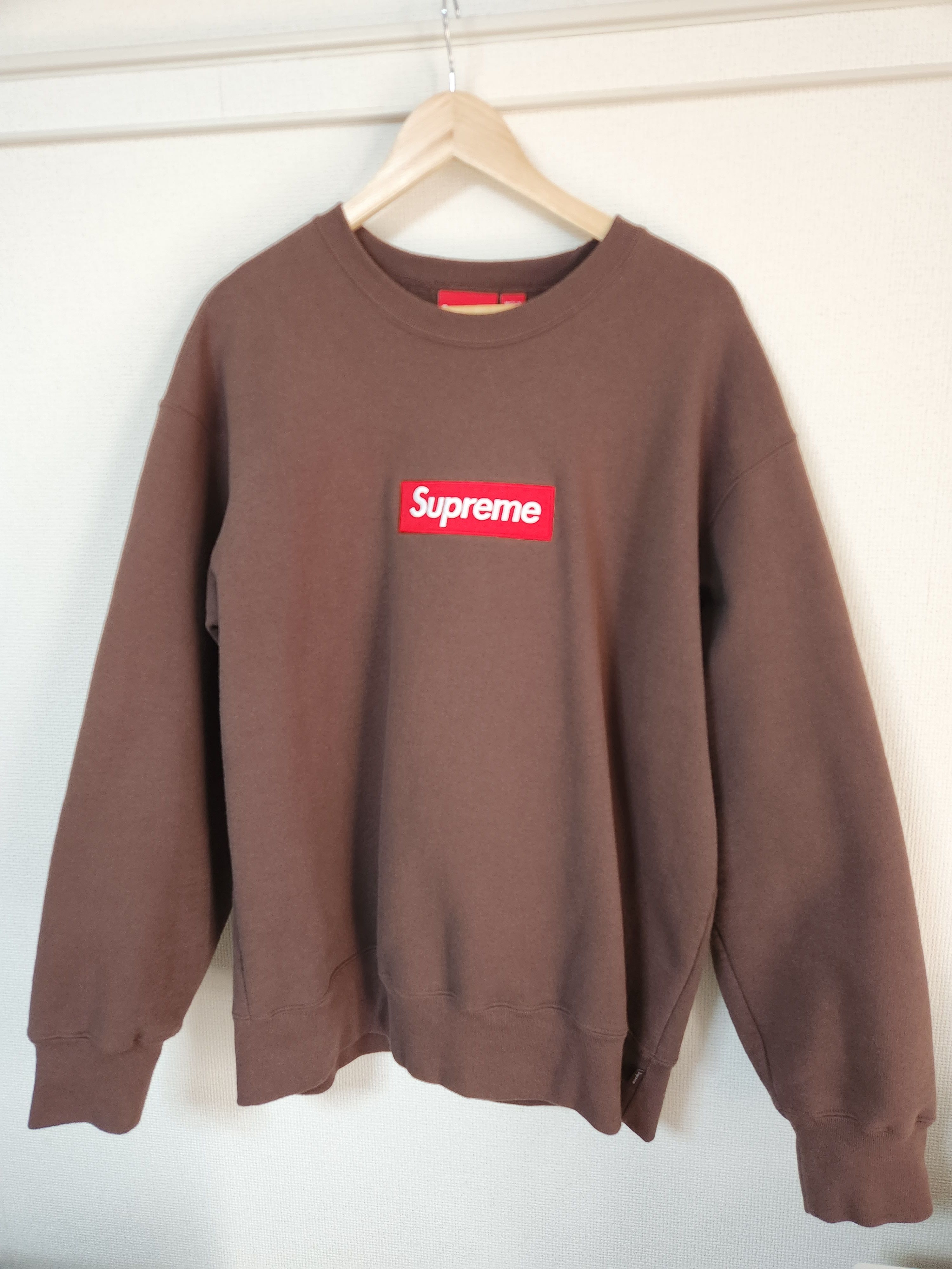 Supreme Box Logo Crewneck "Brown" (22FW)