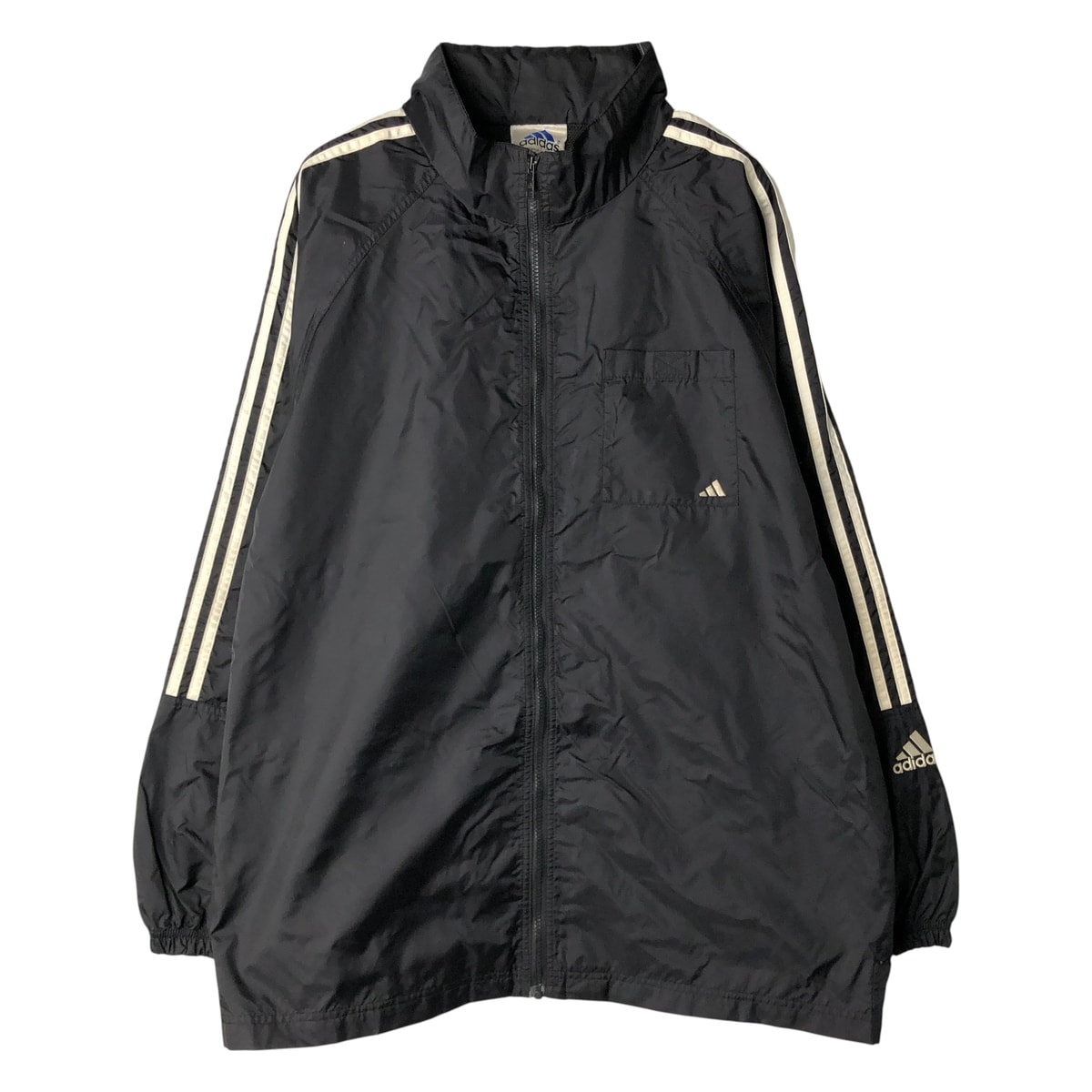 古着 90年代 アディダス adidas バックロゴ ナイロンジャケット メンズXL相当 ヴィンテージ/eaa606932